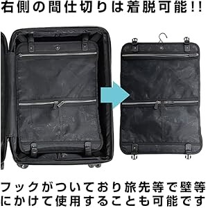 コールマン スーツケース 内装