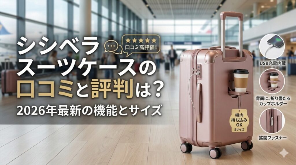 シシベラ スーツケース 口コミ