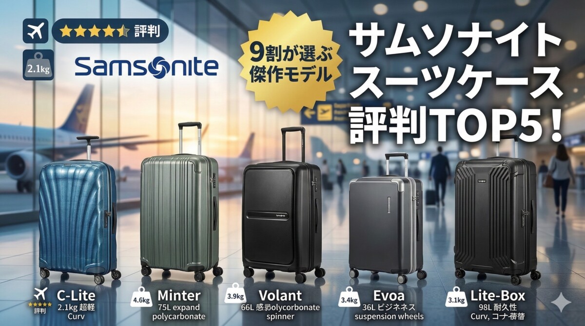 サムソナイト スーツケース 評判