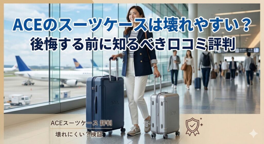 ACE スーツケース 壊れやすい