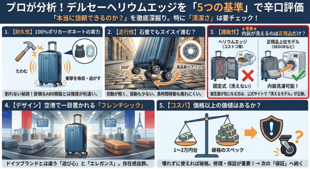 デルセーヘリウムエッジ 辛口評価