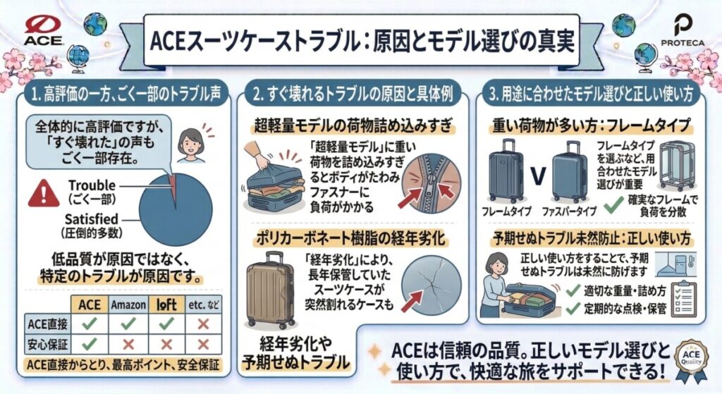 なぜ「すぐ壊れた」という悪い口コミがあるの?をわかりやすく図解