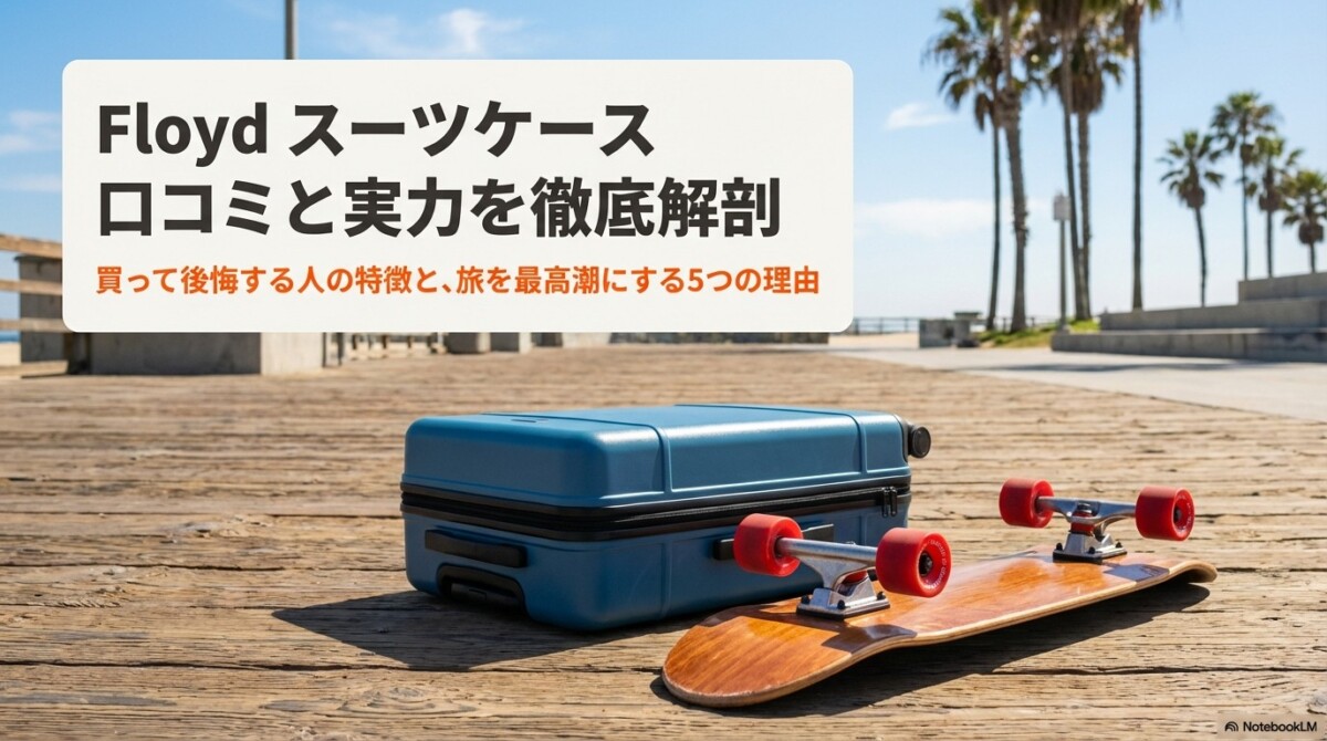 floyd スーツケース 口コミを暴露!買って後悔する人の特徴とはのアイキャッチ