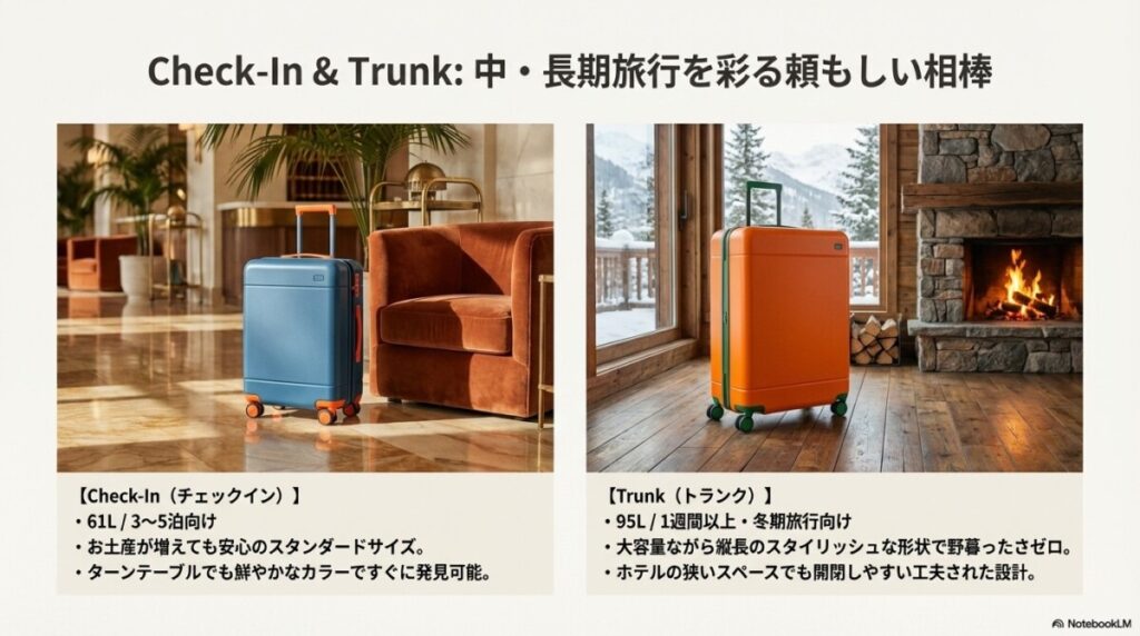 3〜5泊の旅行にぴったり「Check-In(チェックイン)」