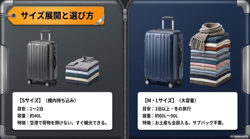 HUNDRED JAPANのサイズ展開と選び方